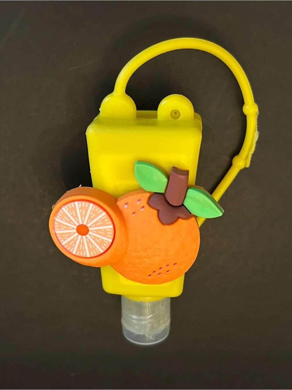 Kids Assortment of (6) Fruit Themed Scented Hand Sanitizer Gel in Silicone Cases